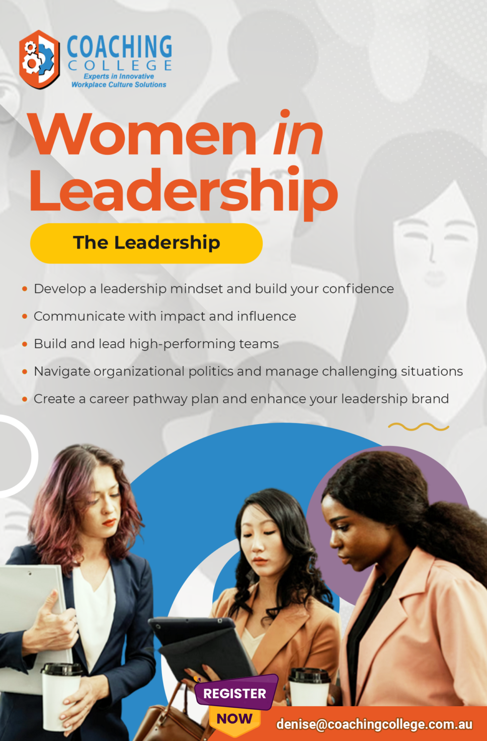 Women In Leadership The Leadership Principle Coaching College